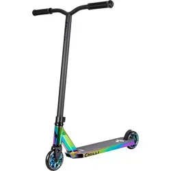 Chilli Pro Base Rocky Stunt-Scooter 82cm - Einsteigerfreundlich - Cityroller, ideal für Anfänger mit robustem 6061 Aluminium-Deck und 110mm Rollen für optimale Stabilität und Sicherheit beim Stuntscooter fahren.