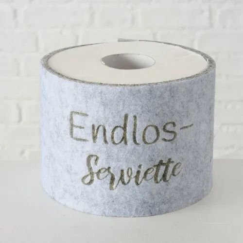 Design Filz Toilettenpapier Banderole Aufbewahrung lustig Spruch Husse Klopapier