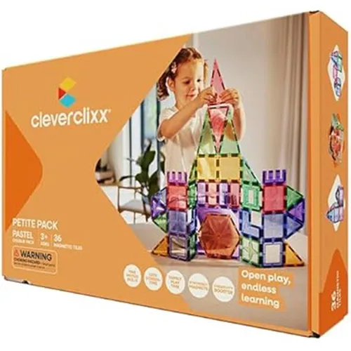 Cleverclixx Kompakt-Bausatz 36 Teile in Pastellfarben - Entdecken Sie kreativen Bauspaß mit dem 36-teiligen Kompakt-Bausatz von Cleverclixx! Ideal für den Einstieg ins Bauen und für die Entwicklung von Formen- und Farbverständnis. Robuste Bauweise für langanhaltenden Spielspaß.