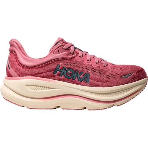 HOKA Damen Laufschuhe BONDI 9 – Ultragedämpft - Maximale Dämpfung und Komfort für Läuferinnen: Der Bondi 9 bietet eine innovative Schaumstoff-Zwischensohle und atmungsaktives Obermaterial für ein angenehmes Laufgefühl.