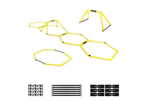 MSports® Koordinationsleiter Koordinationsleiter Multifunktional, 6X Hexagon-Elemente