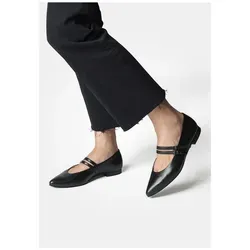 Paul Green Damen Ballerinas - Klassische Eleganz in Schwarz - Hausschuhe: Klassische Ballerinas mit flachem Absatz, aus hochwertigem Leder für optimalen Tragekomfort und stilvolles Design. Ideal für jeden Anlass.