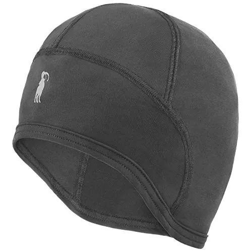 ALPIDEX Fahrrad Mütze Unterziehmütze Cap Helmmütze Bike Fahrradmütze Warm Winddicht Outdoor Sport Radfahren Ski, Farbe:Grey
