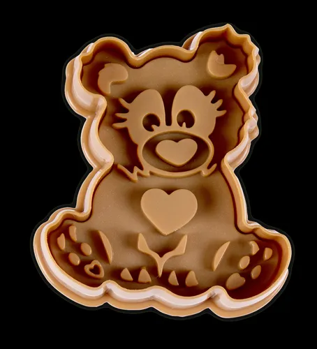 Städter Präge-Ausstecher mit Auswerfer Bär  6,0 cm