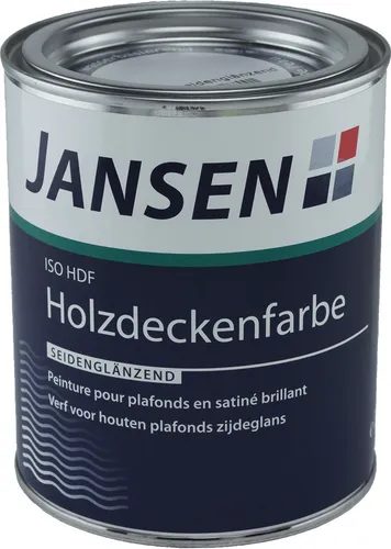 Jansen ISO-HDF Holzdeckenfarbe seidenglänzend2,5 Liter
