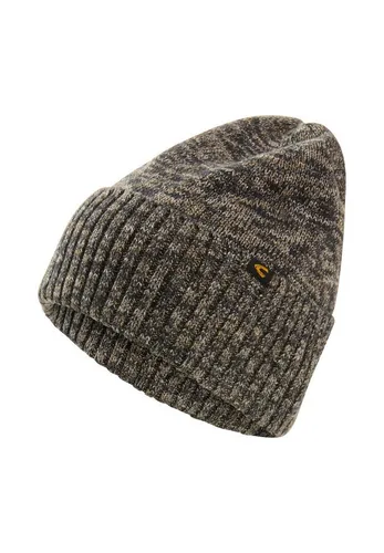 camel active Herren Beanie aus Reiner Baumwolle Navyblau - Strickmützen für Herren, hochwertiger Baumwollbeanie mit modernem Turn-Up Design für hohen Tragekomfort und stilvolles Aussehen.