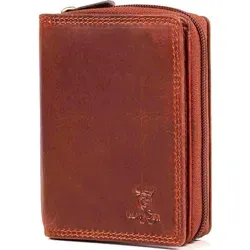 MATADOR |Seoul| Geldbörse Damen Leder mit RFID Schutz - Damen-Geldbörse aus handgefertigtem Premium Leder mit TÜV-geprüftem RFID Schutz. 8 Kartenfächer und elegantes Design für stilvolle Ordnung.