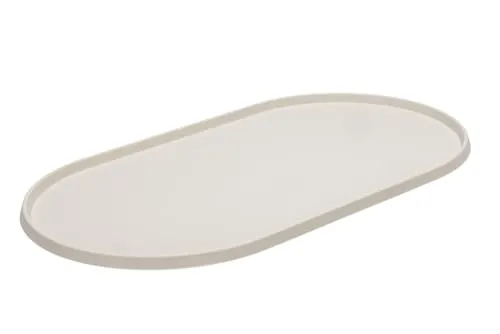 Designed by Lotte Platzset Oona, Hundenapf, Silikon, Beige, 55x30x1 cm