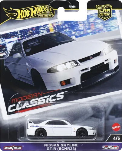 MATTEL HW Premium Nissan Skyline R-33 HRV99 /10