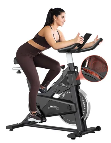 PASYOU Speedbike S30 – Magnetisches Trainingsrad für Zuhause - Stabiles und leises Heimtrainer Fahrrad mit 150 kg Belastbarkeit. Ideal für individuelles Training, verstellbarer Sattel und Lenker, LCD Monitor für Trainingsdaten. Perfekt für Fitnessanfänger und Profis!