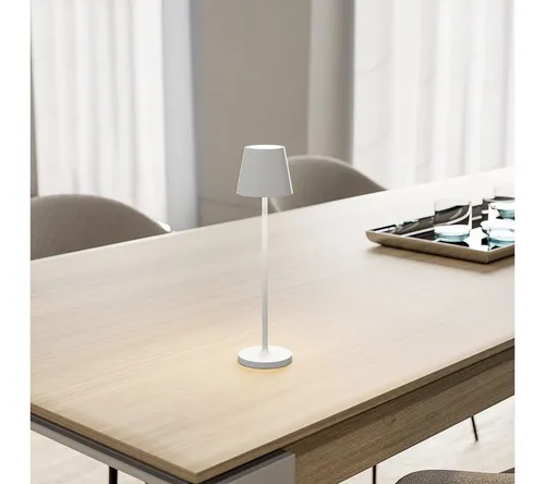 Neona LED Tischleuchte NOVA Weiß, LED fest integriert, Warmweiß