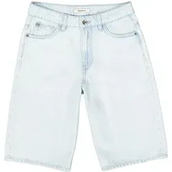 Garcia Jungen Jeans-Shorts Jaysen Regular, Größe: 176, Farbe: Bleached - Shorts für Jungen aus 80% Baumwolle und 20% recycelter Baumwolle, umweltfreundlich und weich. Moderner bleached Look mit Five Pocket Style für einen trendigen Sommerlook und optimale Bewegungsfreiheit.