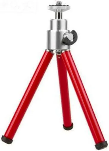 Delamax Ausziehbares Mini-Stativ Tischstativ mit Kugelkopf für DSLR Kamera