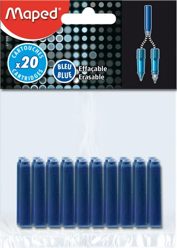 Produktbild Maped Tintenpatrone blau im Blister (20 Patronen)
