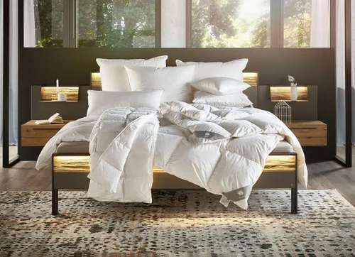 Musterring Daunenbettdecke Dreamz 155x200 cm - Bettdecken, DOWNPASS-zertifiziert für höchsten Tierschutz und Allergiker geeignet, hergestellt in Deutschland aus 100% Daunen und Baumwolle für besten Schlafkomfort.