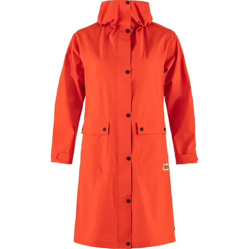 Fjällräven Damen Vardag Rain Parka, Flame Orange, M von Fjällräven