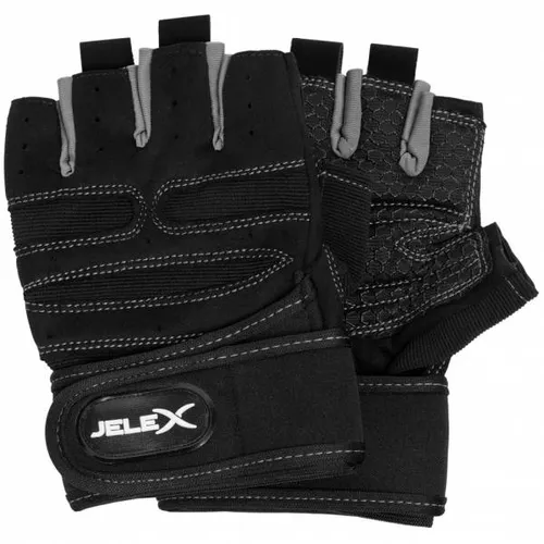 JELEX Fit gepolsterte Trainingshandschuhe schwarz-grau 76100881-76100875