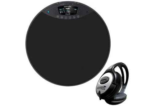 Cherub DP-970 Übungspad mit Kopfhörer - Elektronisches Drum-Pad DP-970 mit Kopfhörer für realistische Übungen. Ideal für Technik- und Ausdauertraining, mit einstellbarem Tempo und integriertem Metronom. Kompakt und perfekt für Zuhause oder unterwegs.