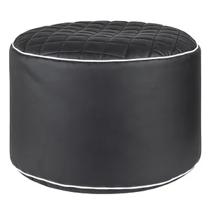 Stylischer Hocker 50x30cm in Schwarz - Sitzsäcke & aufblasbare Sessel – Bequemer Hocker aus hochwertigem Polyester, ideal für jeden Raum und perfekt als zusätzlicher Sitzplatz.
