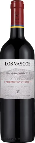 Los Vascos Cabernet Sauvignon 2022 - 18er Set, Versandkostenfrei! - Rotwein mit fruchtigem Bukett aus Heidelbeeren und Kirschen, samtiger Geschmack und milde Tannine, ideal zu dunklem Fleisch und gereiftem Käse.
