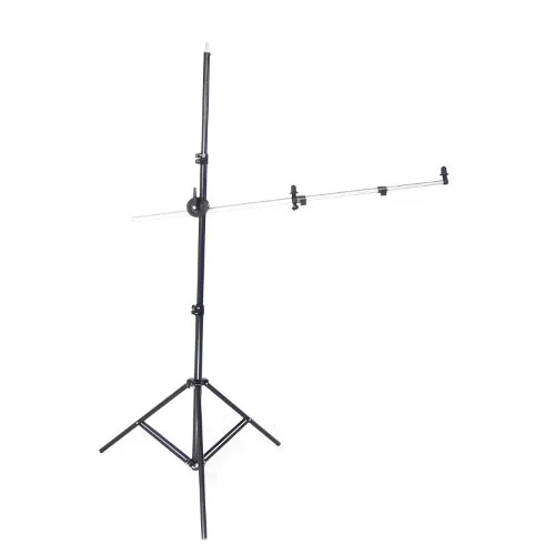 DynaSun Hintergrundsystem Stativ H2258 W957 - Fotostudio-Hintergründe mit ausziehbarem Stativständer und Kugel-Gelenksystem für präzise Lichtsteuerung, ideal für professionelle Fotografie und Videografie.