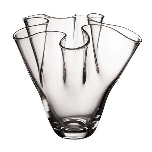 Villeroy & Boch Tischvase Blossom - Elegante Tischvase in voluminöser Form, ideal für große Blumenarrangements. Handgefertigt aus hochwertigem Kristallglas, ein echter Blickfang für dein Zuhause.