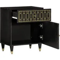 vidaXL Nachttisch aus massivem Mangoholz 50x33x60 cm von vidaXL