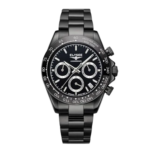 Elysee Herrenuhr Sport Chrono – 10 ATM, 100% Edelstahl von ELYSEE