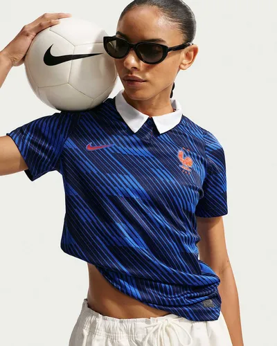 Nike Fußballtrikot Frankreich 2026 Heim Replika (Damen) - Atmungsaktives Dri-FIT-Fußballtrikot aus leichtem Material, ideal für sportliche Aktivitäten. Größe S, perfekt für Fans und Spielerinnen.