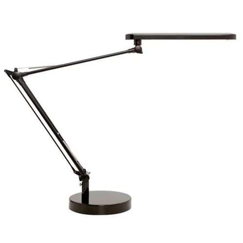 Unilux Schreibtischlampe Mambo 2.0 - dimmbar mit LED, 350 Lumen, schwarz - Tischleuchte mit 3-stufig einstellbarer Lichtfarbe und 4-stufig dimmbarer Helligkeit. Ideal für flexible Beleuchtung im Home Office oder am Arbeitsplatz.
