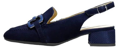 Ara Pumps Graz Slingpumps blau 36 EU - Elegante Slingpumps in Blau, Größe 36 EU, aus hochwertigem Rauleder. Ideal für den Business-Einsatz, mit bequemem Blockabsatz und atmungsaktivem Microfaser-Futter für optimalen Tragekomfort.