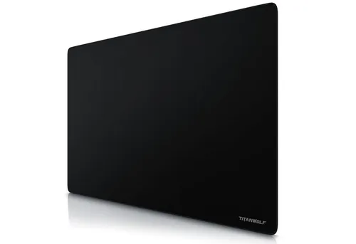 Titanwolf Gaming Mauspad XXL Speed Mousepad 900 x 600 x 3 mm, große Tischunterlage, rutschfest, abwaschbar, Geschwindigkeit & Präzision, Alpha