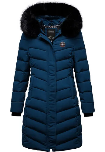 REPUBLIX Winterjacke AITANA Damen Parka mit Kapuze in Navyblau, Größe S - Stylische gefütterte Winterjacke für Damen, ideal für kalte Tage. Mit praktischen Eingrifftaschen und bequemem Regular Fit für optimalen Tragekomfort.