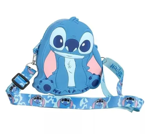 CERDÁ LIFE'S LITTLE MOMENTS Stitch Kindertasche, Maße 13,0 x 14,0 x 3,0 cm, Cole oder Reisetasche mit originellem Design, Unisex für Kinder