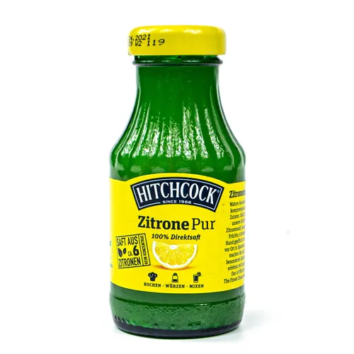 Hitchcock Zitronensaft Pur 100% Direktsaft 0,2 L von Hitchcock