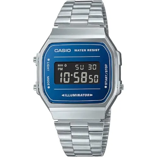 CASIO VINTAGE Digitaluhr A168WEM-2BEF - Armbanduhren mit elegantem Retro-Design, wasserdicht und ideal für den täglichen Gebrauch.