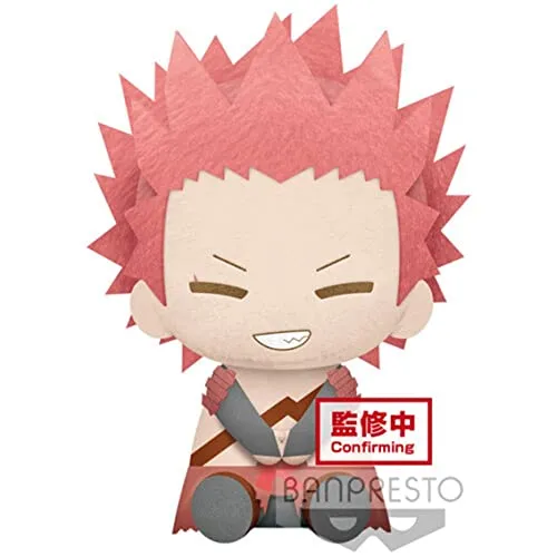 Bandai Banpresto - Kawaii Artikel - Teddybär Klein - Anime Teddybär - Teddy Big My Hero Academia Eijiro Kirishima - Offizielle Lizenz - Produkt aus Japan