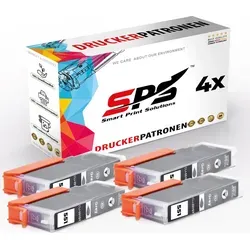 4x Kompatibel Canon 6512B001 CLI551GY Druckerpatronen Grau für Canon Pixma MG7550