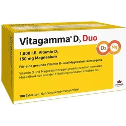 Vitagamma D3 Duo 1.000 I.e – Vitamin D & Magnesium von Wörwag Pharma