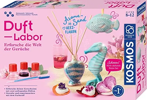 Duft-Labor, Experimentierkasten - Experimentierkasten für kreative Duftexperimente, fördert die Sinne und die Fantasie von Kindern.