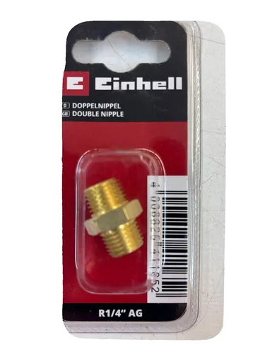 Druckluft-Doppelnippel 1St Einhell R1/4