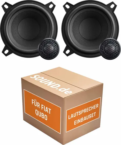 Emphaser ECP-G4 Lautsprecher Einbaupaket für Fiat Qubo Typ 225