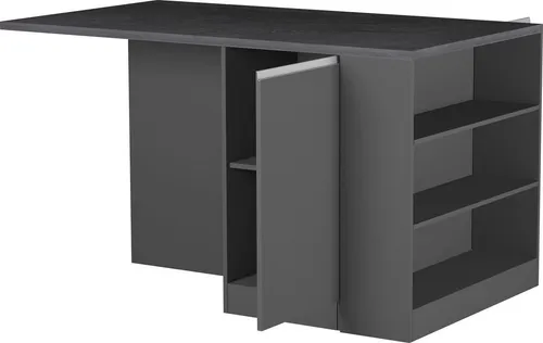 KOCHSTATION Kücheninsel KS-Sole, 160 cm mit Soft-Close-Funktion