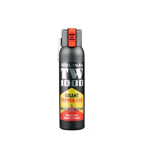TW1000 Unisex – Erwachsene Pepper-Fog GIGANT, mit Weitstrahlventil Pfefferspray, farblos, 175mm