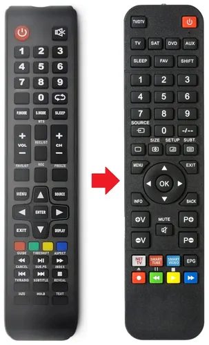 Produktbild Fernbedienung passend für SELECLINE 130112-32S182T2 | 130112/32S18T2