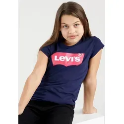 Levi's Mädchen LVG Batwing Tee 4EK825 T-Shirt, Peacoat/Tea Tree PINK