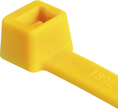 HellermannTyton T80L-N66-YE-C1 Kabelbinder 100er Multipack in gelb von HellermannTyton