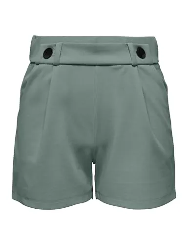 JdY Damen Jdygeggo JRS Noos Shorts, Chinois Green/Detail:Black Button, M EU