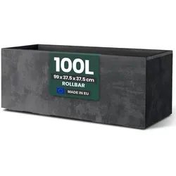 Kreher XL Pflanzkasten Millennium in beige von Kreher