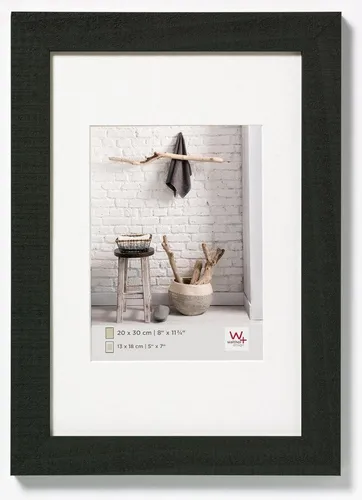 Walther Bilderrahmen Holzrahmen HO040B Home 30x40cm schwarz
